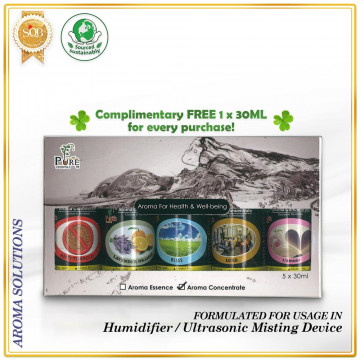 Aroma Concentrate 30ml x 5 (Trial Pack)