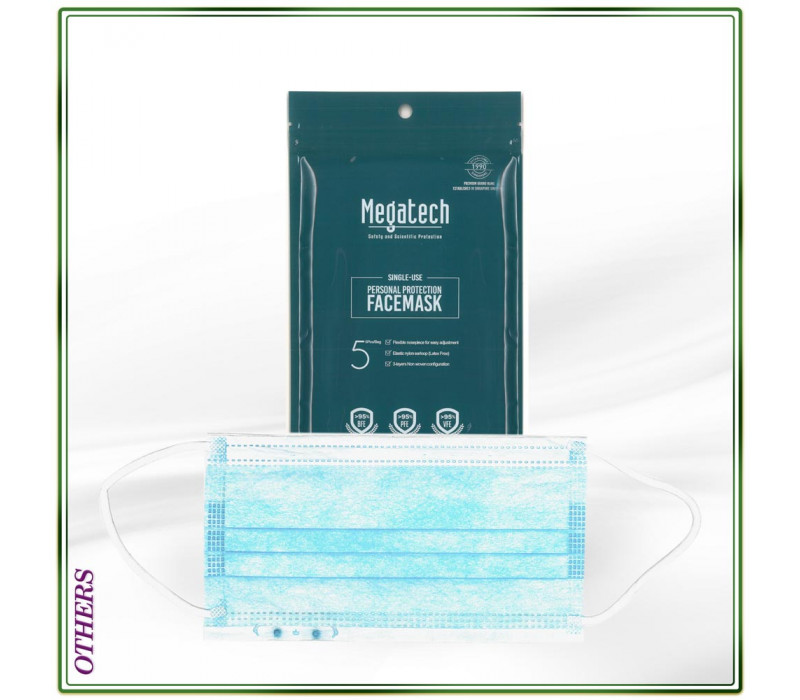 Disposable Face Mask with Aromatherapy Peppermint Beads