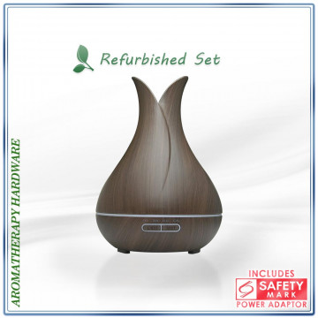 (Refurbished) Model J48 Dark Wood Humidifier | Ultrasonic Misting Device