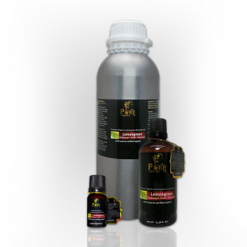 Certified Organic Pure Essential Oil (Lemongrass)