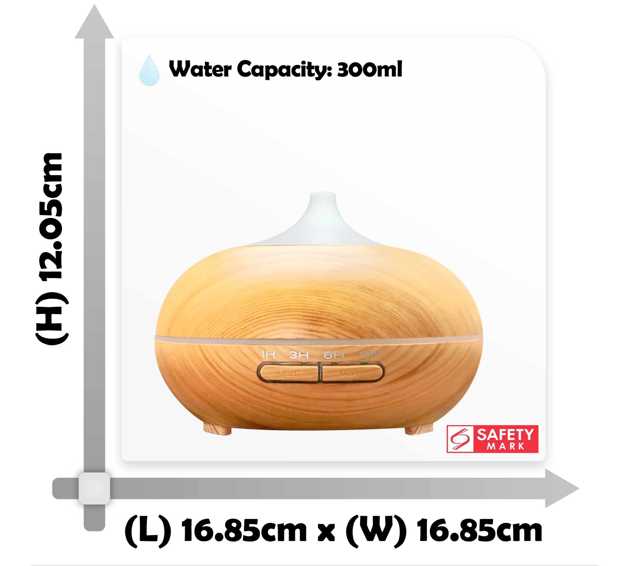 Humidifier / Ultrasonic Misting Device Model J38